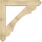 Ekena Millwork Olympic Arts and Crafts Rough Sawn Bracket w/ Offset Brace, Douglas Fir, 8"W x 48"D x 48"H BKT0806X48X48OLY03RDF - alternate 4